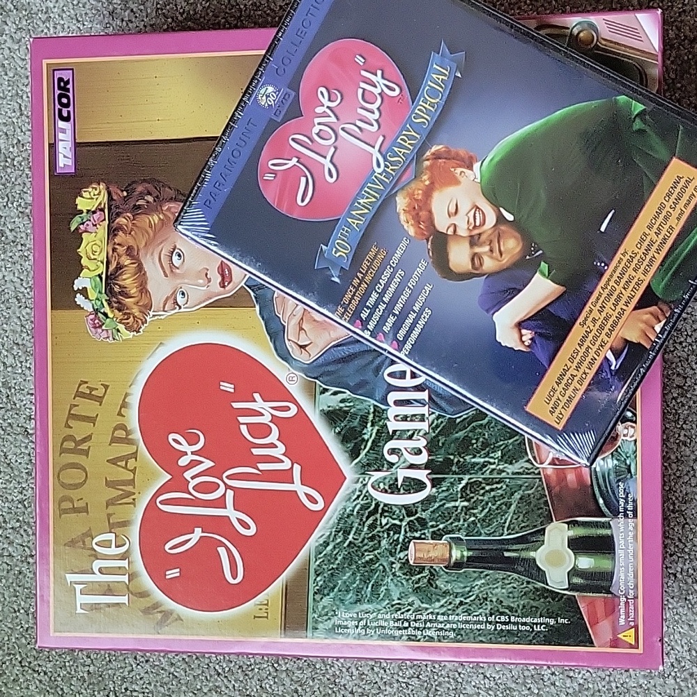 I Love Lucy Board Game and 50th Anniversary Special DVD